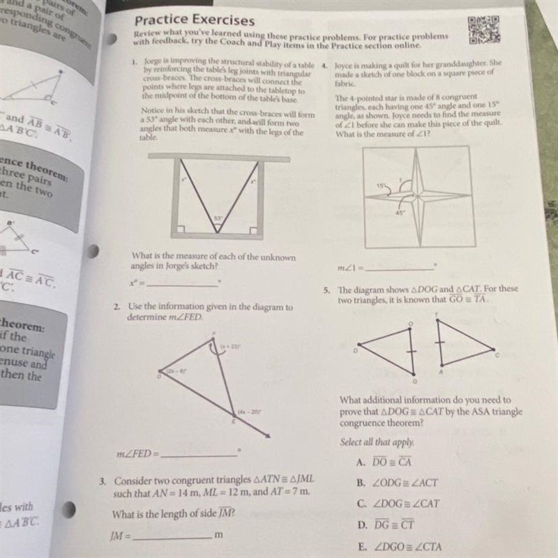 4 Jorge is improving the structural stability of a table by reinforcing the table-example-1