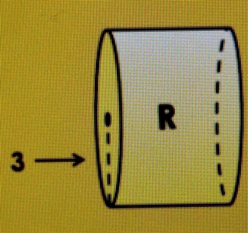 The lateral surface area of cylinder R is 33π find the height of the cylinder​-example-1