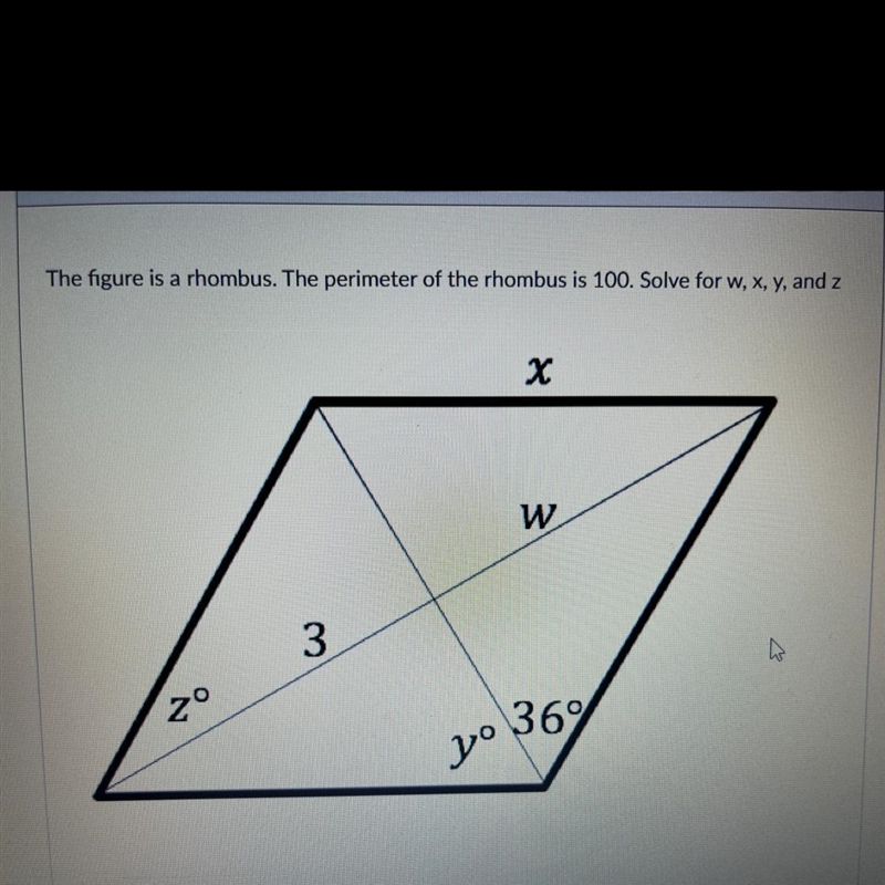 Help please, find w,x,y, and z.-example-1