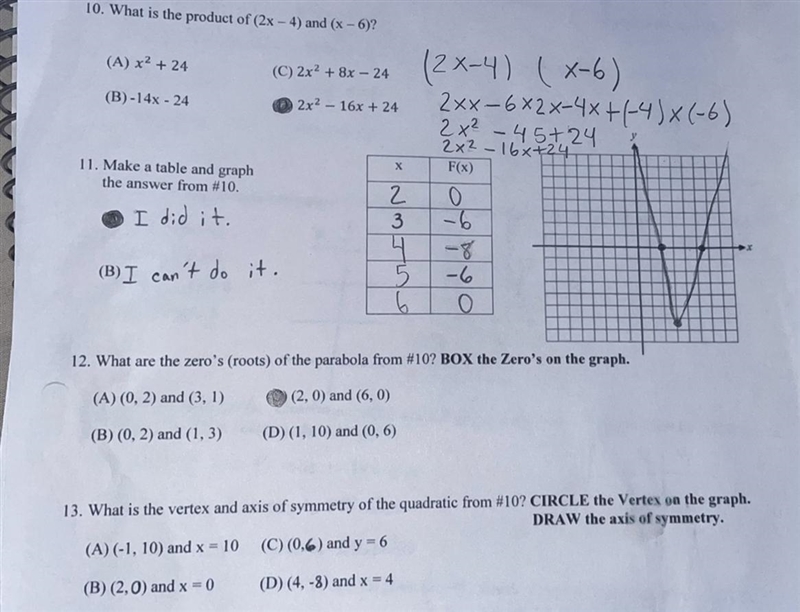 I need help on #13 please !!! Also with the (circle the vertex on the graph and draw-example-1