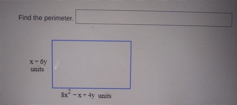 Some help would be appreciated !! Find the perimeter.-example-1