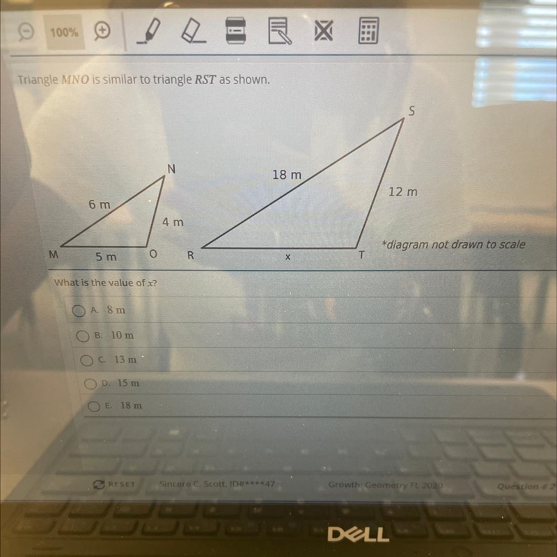 What is the value of x-example-1