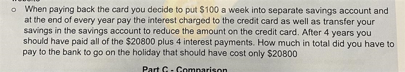 Assuming they are charging simple interest annually and the interest rate was 21.24%, what-example-1