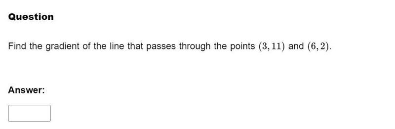 Find the gradient of line that passes through the points please please help me-example-3