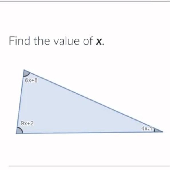 Answer choices are - X=7 X=5 X=9 X=13-example-1