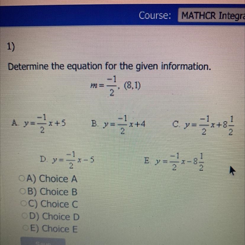 Determine the equation for the given information-example-1