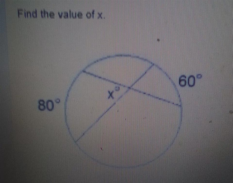 Can someone please help me find the value of X?-example-1