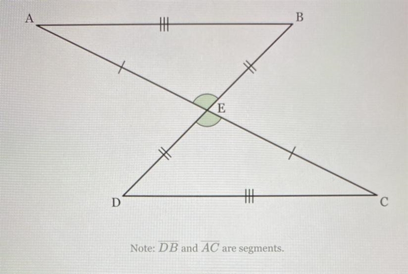 Given BD and AC bisects each other. prove AB\\ CD-example-1