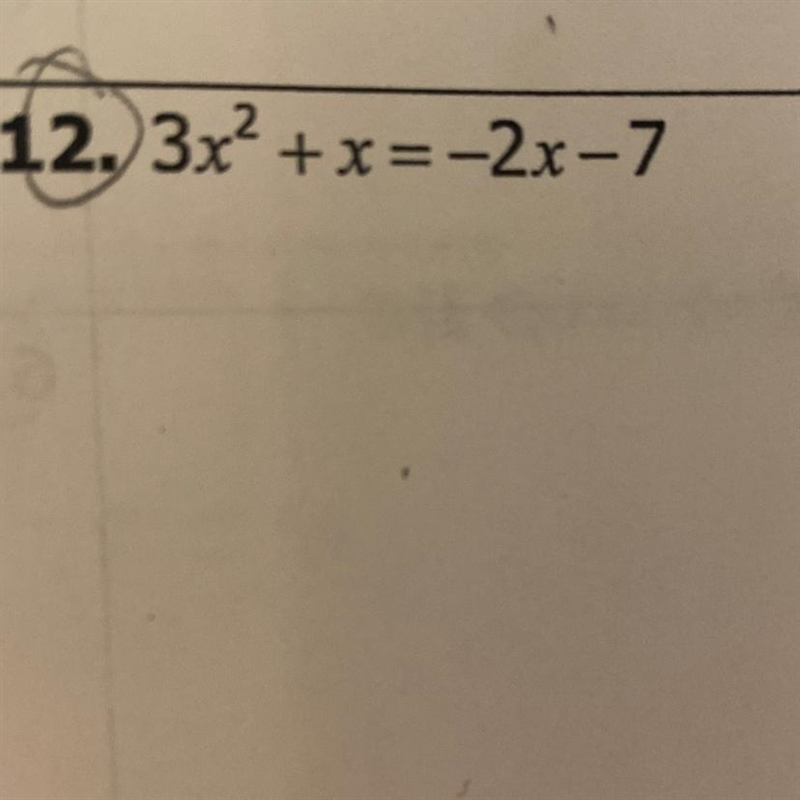 PLEASE HELP!!!! Solve using the quadratic formula-example-1