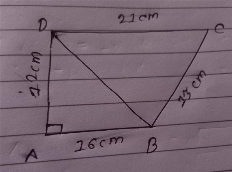 Find the area of following quadrilateral ​-example-1