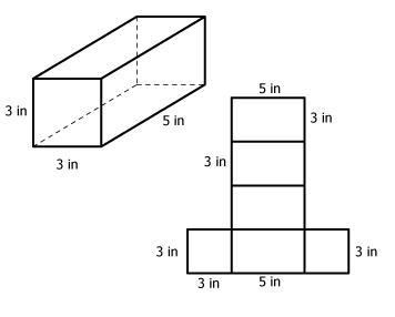 Surface Area = A. 52 in2 B. 78 in2 C. 45 in2-example-1