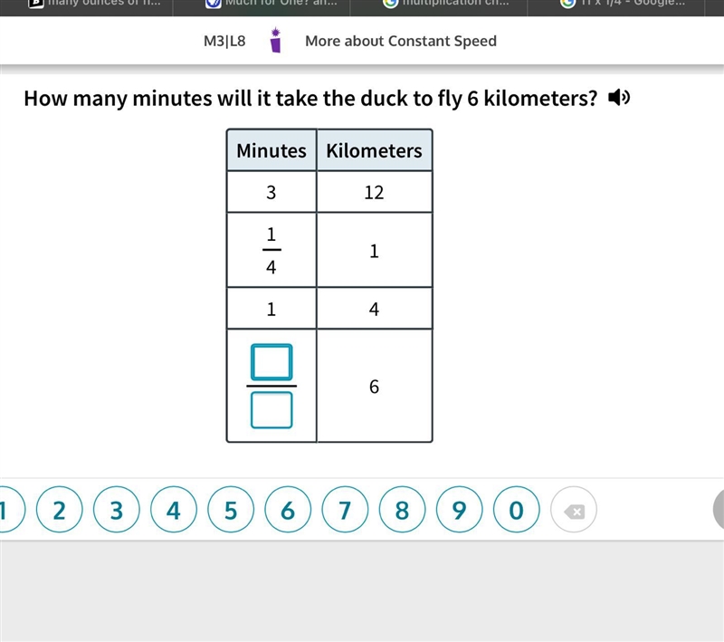 How many minutes will it take the duck to fly 6 kilometers?-example-1