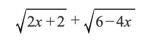 Find the Domain of each expression-example-1