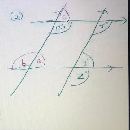 Find the answer for the angles and give a reason for your answer-example-1