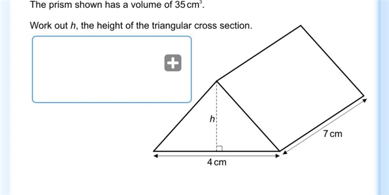 What is the missing length?? Of this triangular prism-example-1