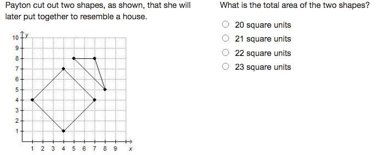 What is the total area of the two shapes-example-1