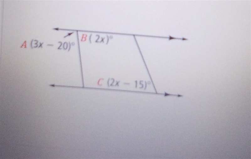 Find the measure of Angle A and C ​-example-1