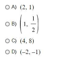 40 POINTS HURRY! Which ordered pair is not a solution of the linear equation shown-example-1