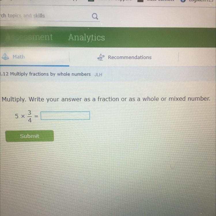 PLS HURRY!!Multiply. Write your answer as a fraction or as a whole or mixed number-example-1