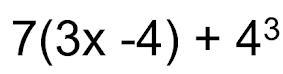 What is the value of the expression, when x = 6? :)-example-1