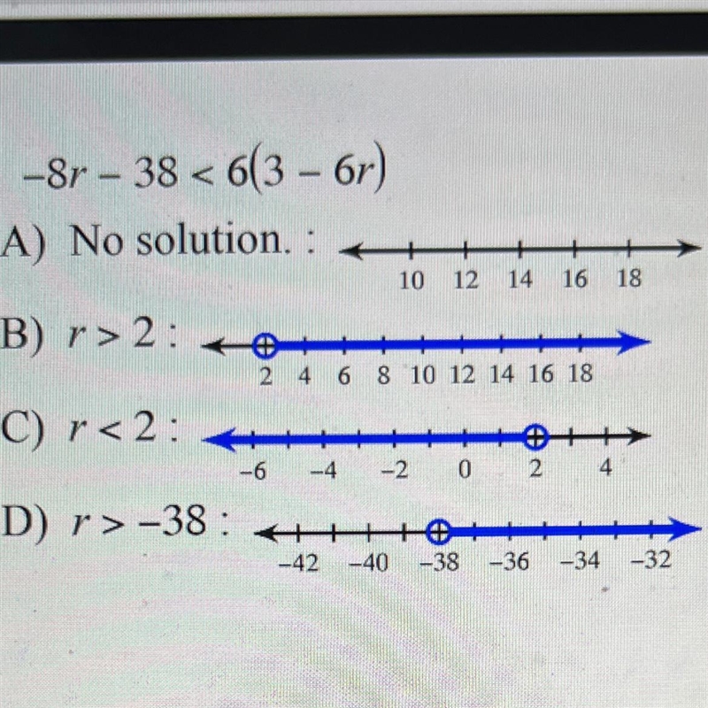 Help Please! Solve the inequality and graph it’s solution.-example-1