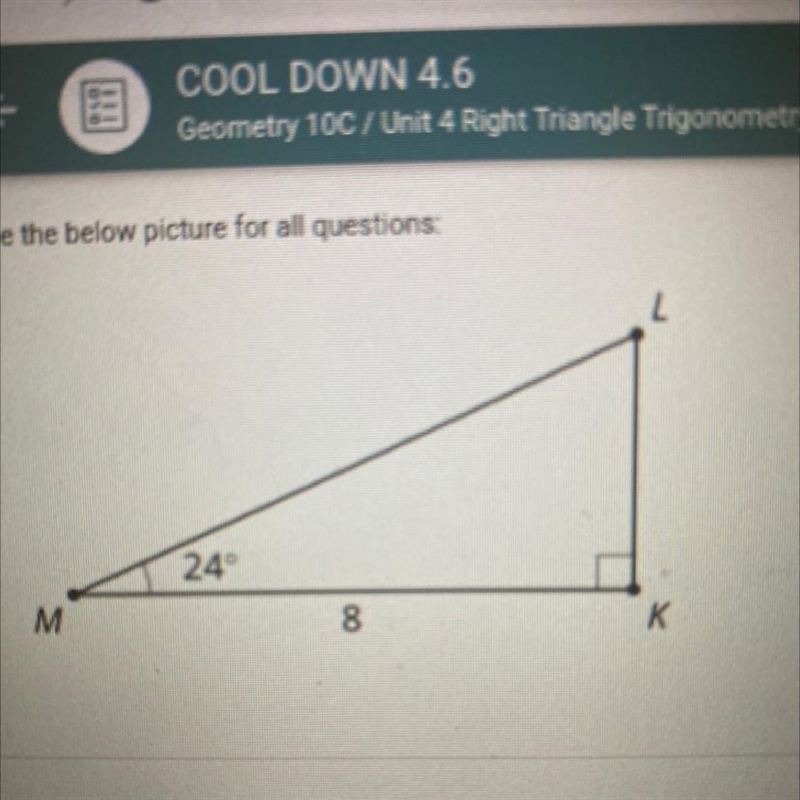 2. What is the measure of side KL?-example-1