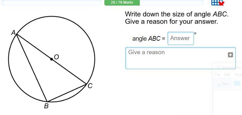 Work out the angle of abc-example-1