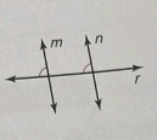 Is m parallel to n if so state the theorem you can use-example-1