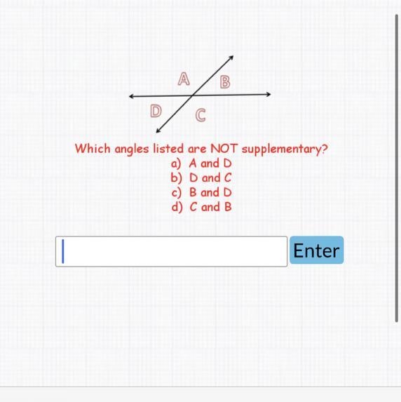 Which angles are not supplementary-example-1