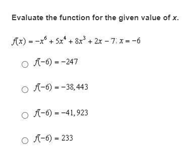 Evaluate the function for the given value of x.-example-1