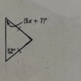 (Using Algebra) Find the value of X-example-1