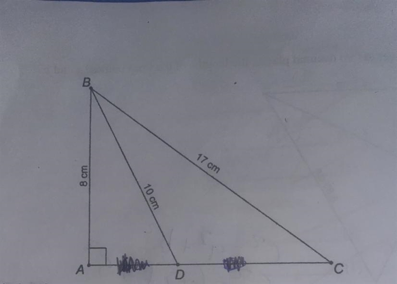 Find the length of AC Find the length of DC-example-1