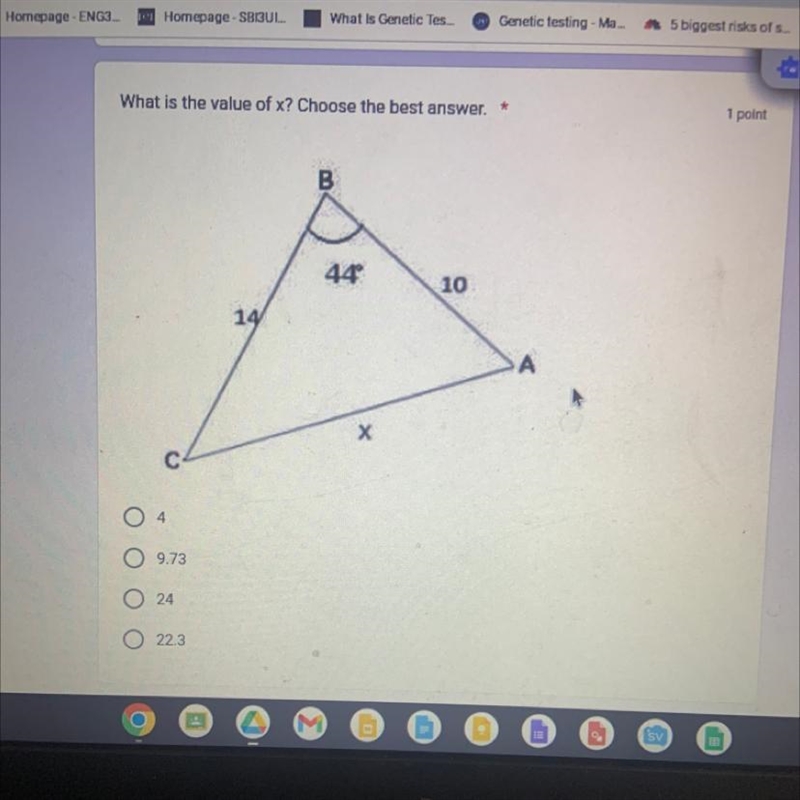 What is the value of X-example-1