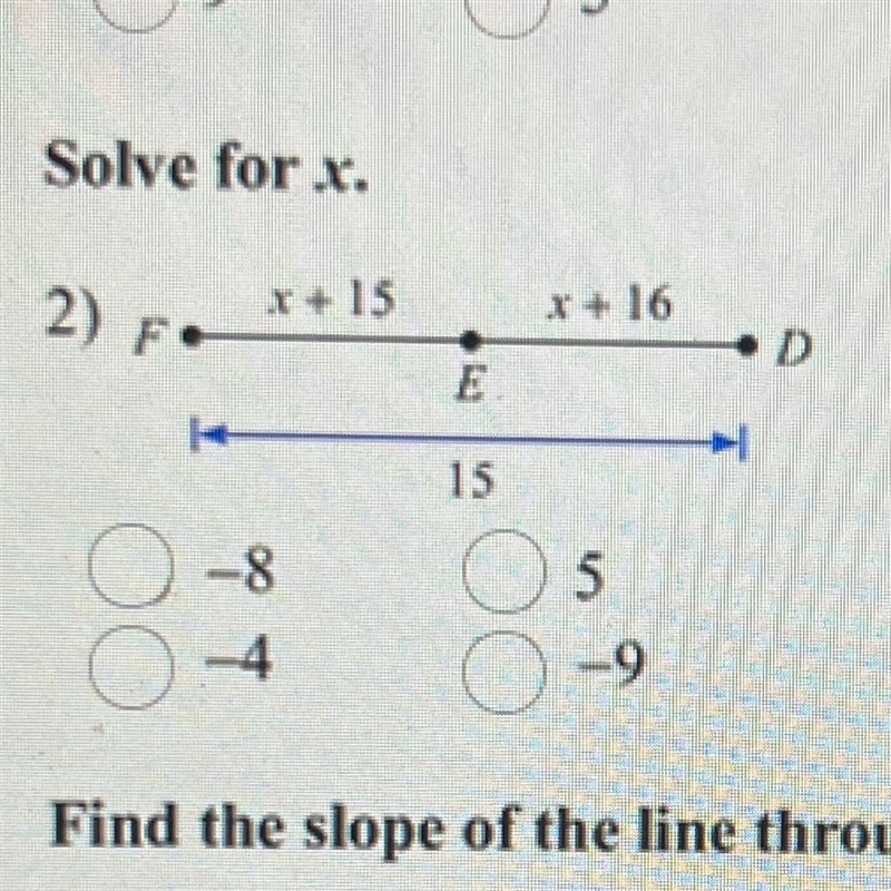 Solve for x (giving double points)-example-1