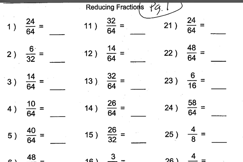 Reducing fractions, need help with these-example-1