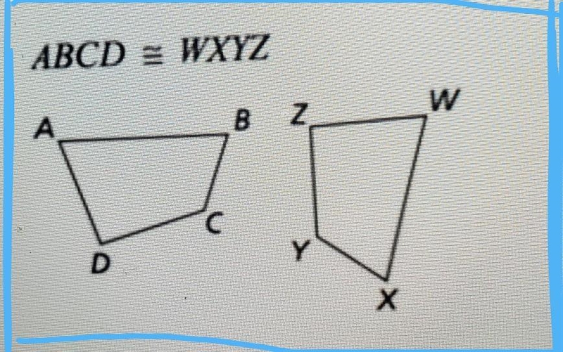 Hi :) identify all (8) pairs of corresponding parts, make sure the correct notation-example-1