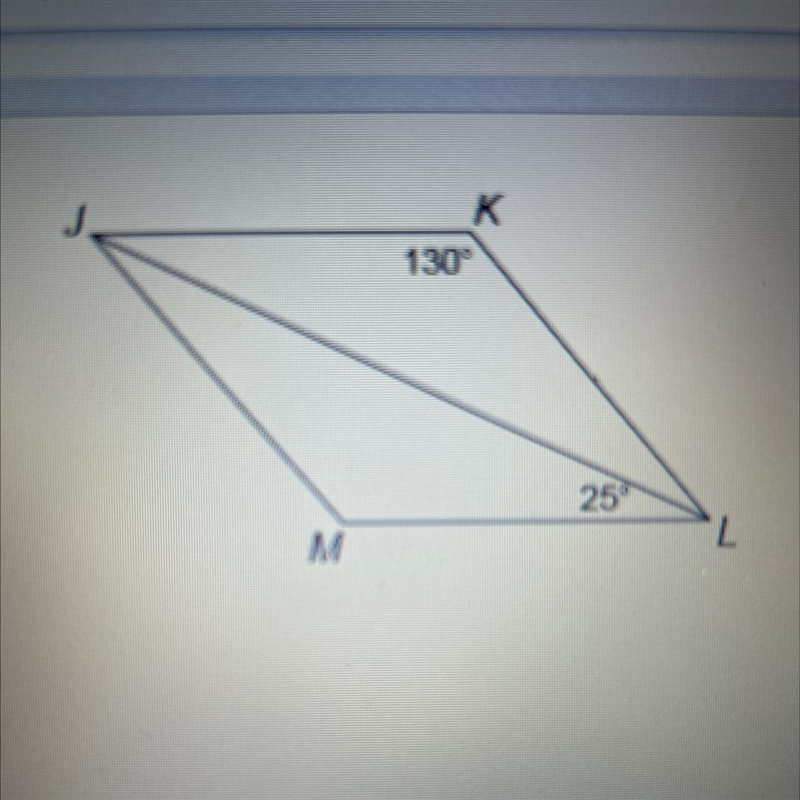 JKLM is a parallelogram. What is the measure of ZKLJ? Enter your answer in the box-example-1