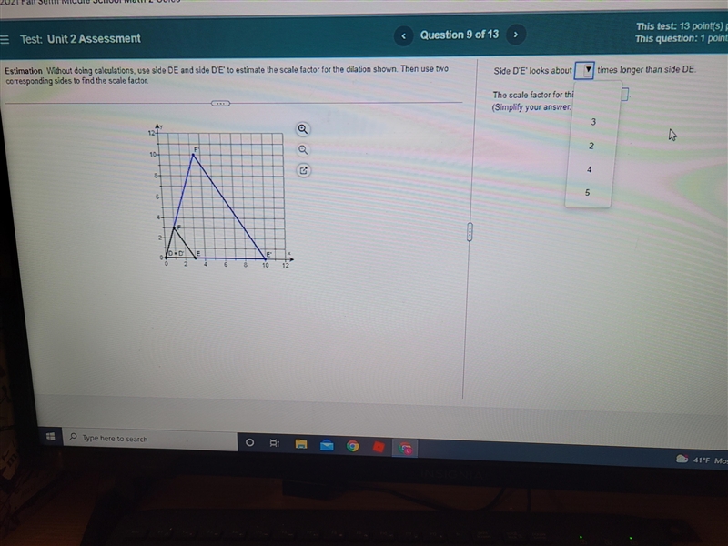 Please help me!!! Than I need to find the scale factor-example-1