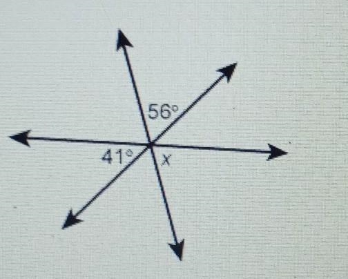 What is the measure of angle x? . Enter your answer in the box X=​-example-1