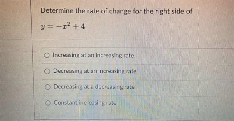 Determine the rate of change for the right side of…-example-1