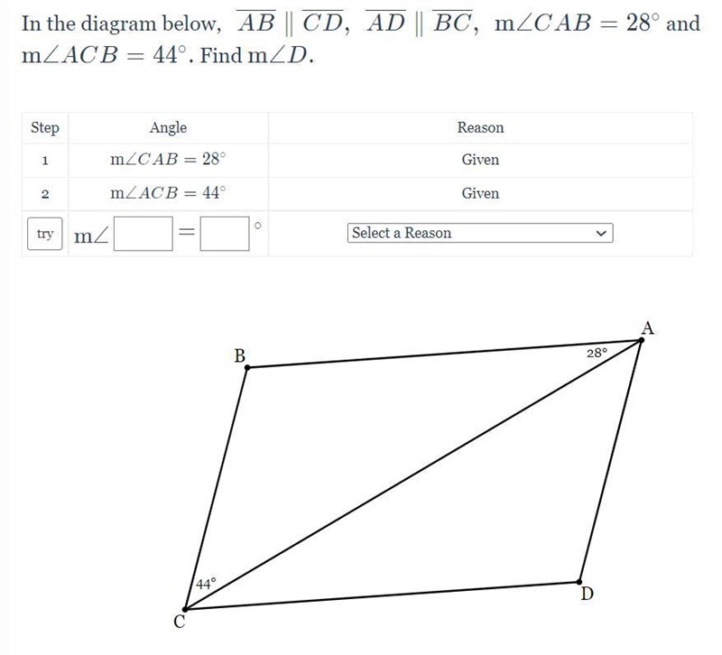 Finding Angles with Justification-example-1