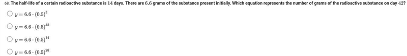 he half-life of a certain radioactive substance is 14 days. There are 6.6 grams of-example-1