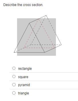 Describe the cross section. Please help! :)-example-1