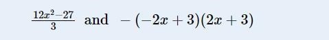 1. Check that the following expressions are equivalent using the values x = -2, -1, 0, 1, 2 b-example-1