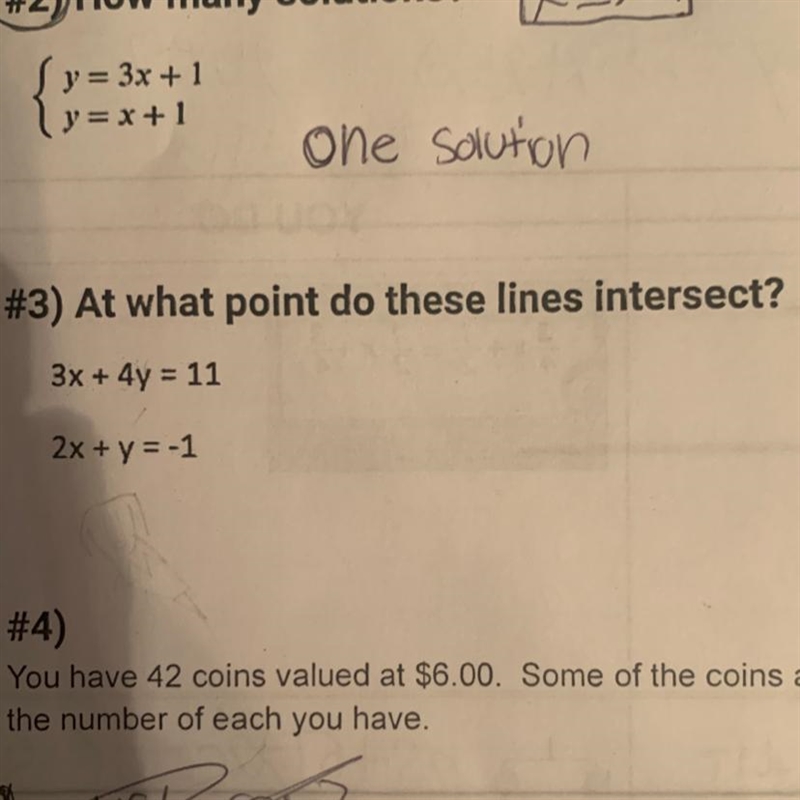 Does anyone know the answer to number 3?-example-1