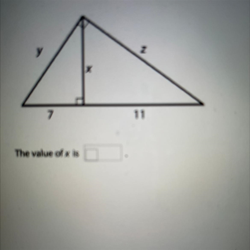 Find x. The value of x is-example-1