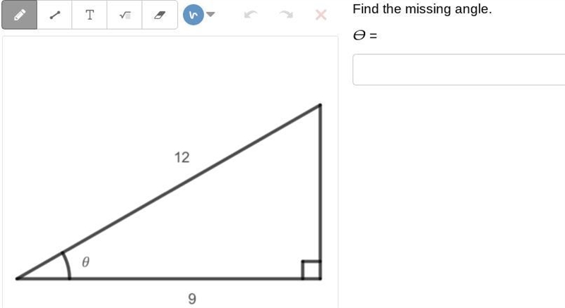 Pls help Find the missing angle.-example-1