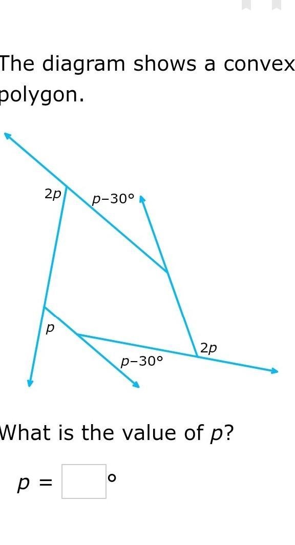 What is the value of p​-example-1