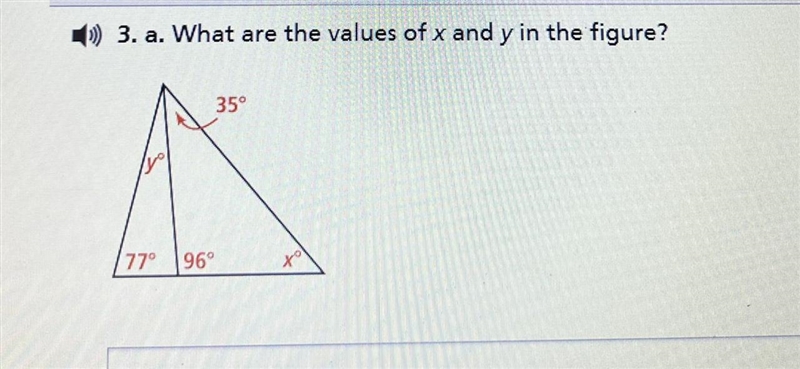 What are the values of x and y in the figure?-example-1