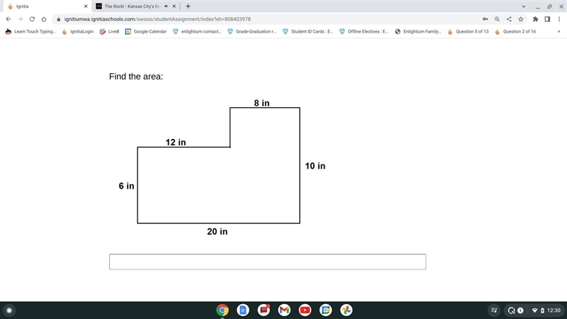 Find the area. Of this shape. Please help fast!-example-1